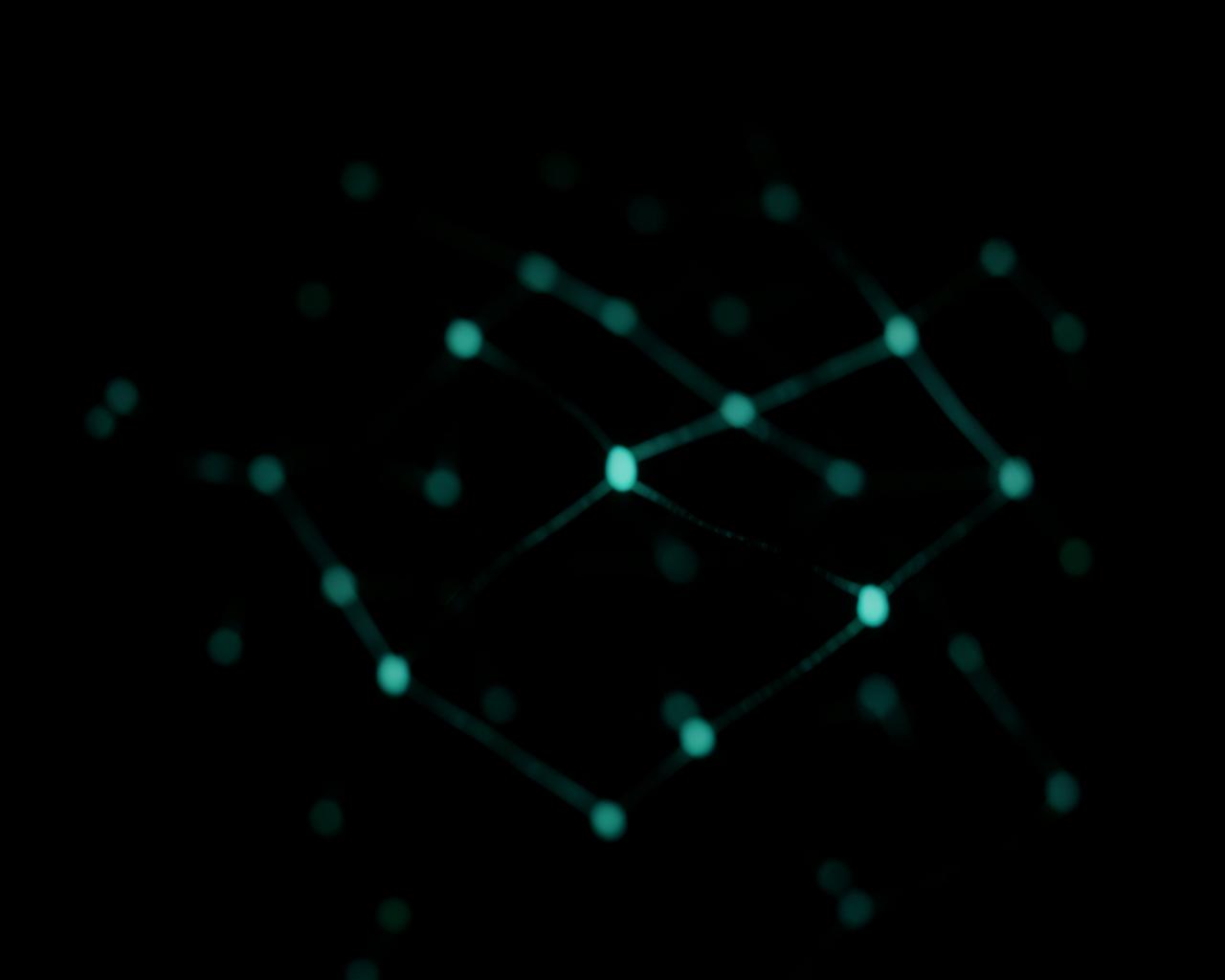 Streams of light converging and flowing together, suggesting a connected process